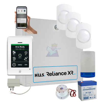 Hills Security Alarm System Reliance XRPro, Touchnav Kit