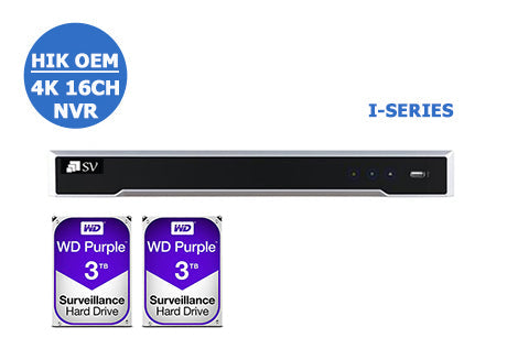 HIKVISION (2 X 3TB) HIK OEM 16ch POE NVR
