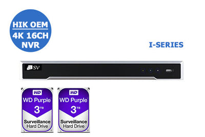 HIKVISION (2 X 3TB) HIK OEM 16ch POE NVR