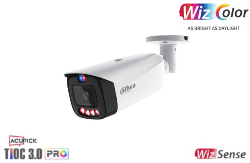 Dahua 8MP WizColor TiOC PRO Fixed-focal Bullet WizSense Network Camera