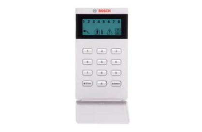 BOSCH, Solution 2000 & 3000, Key Pad, Icon LCD 16 Zone, White, Touch Tone & Backlit…