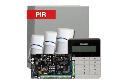 BOSCH, Solution 3000, Alarm Kit, Includes ICP-SOL3-P Panel, IUI-SOL-TEXT Alphanumeric LCD
