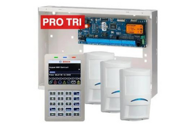 BOSCH, Solution 6000, Alarm Kit, Includes CC610PB Panel, CP736B Smart Prox LCD Keypad, 3x…