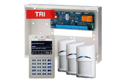 BOSCH, Solution 6000, Alarm Kit, Includes CC610PB Panel, CP736B Smart Prox LCD Keypad, 3x…
