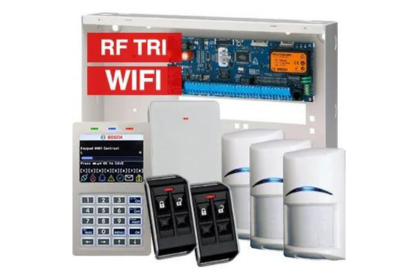 BOSCH, Solution 6000, Wireless Alarm Kit, Inc CC610PB Panel, CP737B WIFI Prox LCD Keypad,…