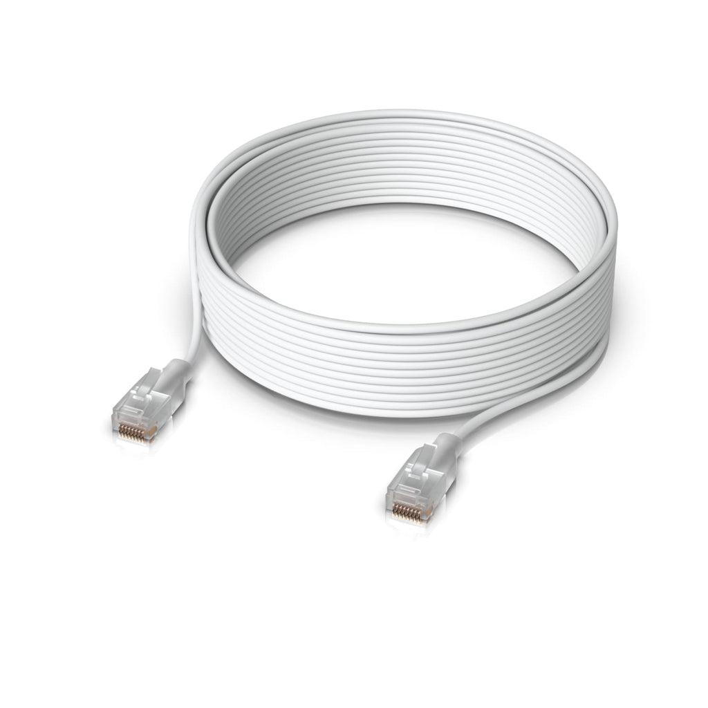 Ubiquiti UniFi Etherlighting Patch Cable, Length 15m, White, Nano-Thin Patch Cable with…
