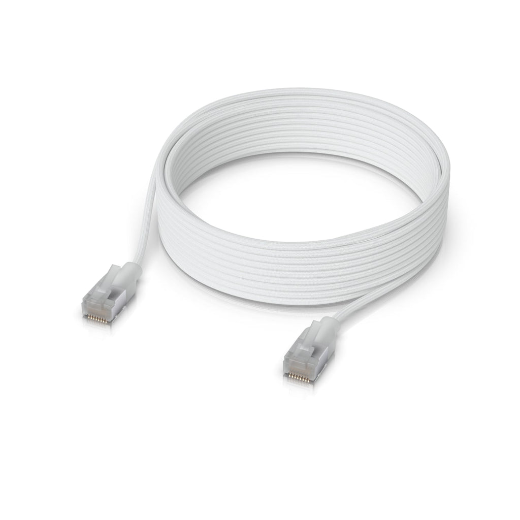 Ubiquiti UniFi Premium Patch Cable, 12M, White, Ultra-thin Braided Patch Cable, Designed…