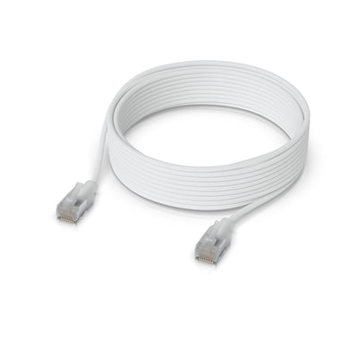 Ubiquiti UniFi Premium Patch Cable, 12M, White, Ultra-thin Braided Patch Cable, Designed…