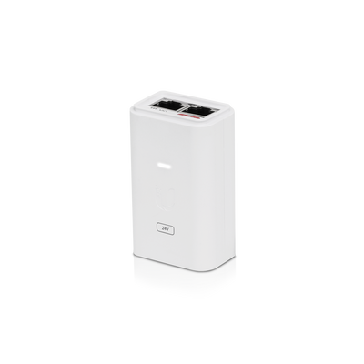 Ubiquiti POE Injector, 24VDC, 24W, Gigabit Ethernet, ESD Protection & LED Surge and…
