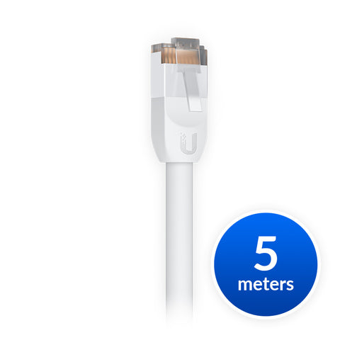 Ubiquiti UniFi Patch Cable Outdoor 5M White, Single Unit, All-weather, RJ45 Ethernet…