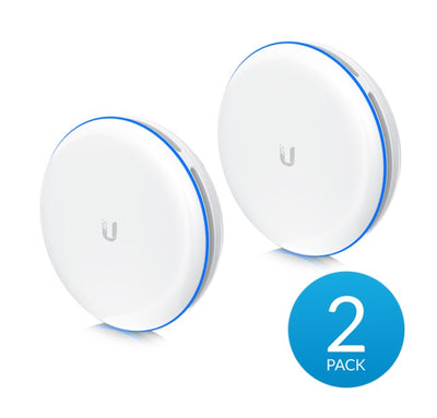 Ubiquiti UniFi Building-to-Building Bridge - 60 GHz Wireless Bridge with a 10 Gbps SFP+ Interface, Complete PtP Link, Sold as 2 Pack