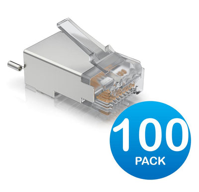 Ubiquiti UISP Surge Protection Connector SHD, 100 Pack, Sheilded Cable RJ45 Connector,…