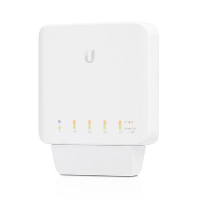 Ubiquiti UniFi USW Flex - Managed, Layer 2 Gigabit switch with auto-sensing 802.3af PoE support. 1x PoE In, 4x PoE Out| NHU-USW-FLEX