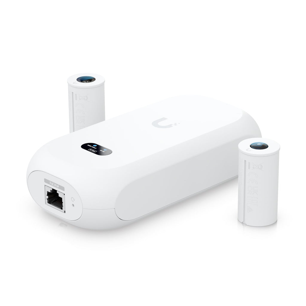 Ubiquiti Camera 8MP Wide Angle Lens (97.5˚ H), 12MP Fisheye 360˚ Lens, Colour LCM Display…