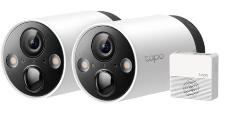 TP-Link Tapo C420S2 4MP Smart Wire-Free Security Camera System, 2-Camera System,2K QHD,1080P,Night Vision,Two-Way Audio NWTL-TCC420S2