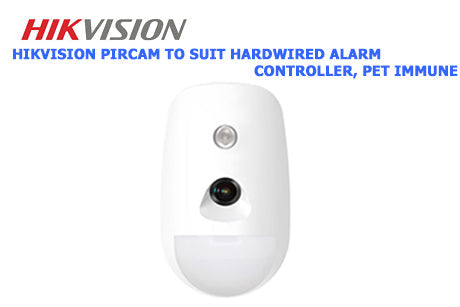 Hikvision PIRCAM to Suit Hardwired Alarm Controller, Pet Immune
