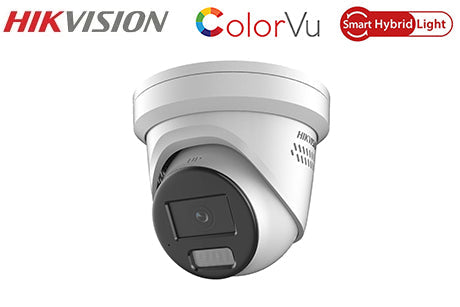 Hikvision DS-2CD2367G2H-LISU/SL (4mm) 6MP Outdoor ColorVu Turret Camera, Hybrid Light,…