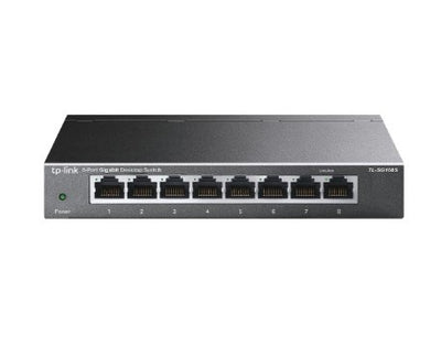 TP-Link 8-Port Gigabit Desktop Switch, 8Ã— Gigabit RJ45 Ports, 3-Year WTY