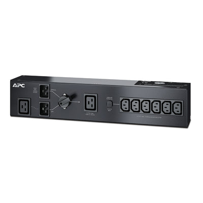 APC Service Bypass PDU, 2U, 3000VA Load Capacity, 230V/16A Input, 1x IEC C19 & 6x IEC C13 Outlets