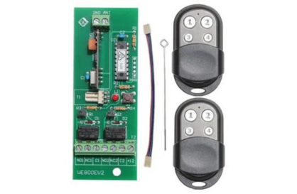 BOSCH, Wireless Kit, Includes 1x WE800EV2 Receiver and 2x HCT4 4 Button Key Fob…