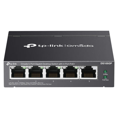 Omada 5-Port Gigabit Desktop Switch with  4-Port PoE+